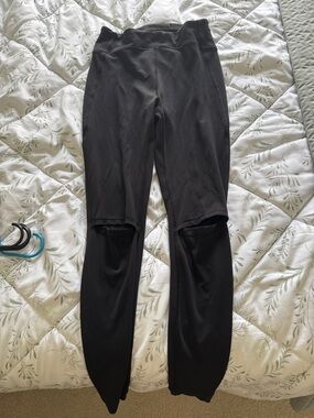 lululemon athletica Black High-Waist Cutout Leggings